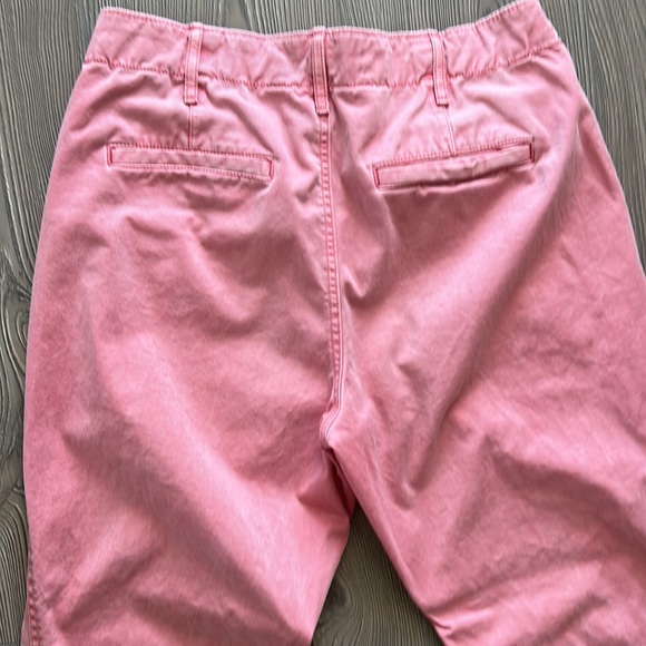 Gap Womens Size 4 High Rise Straight Leg Khaki Pants. Wider straight leg. - Picture 6 of 7